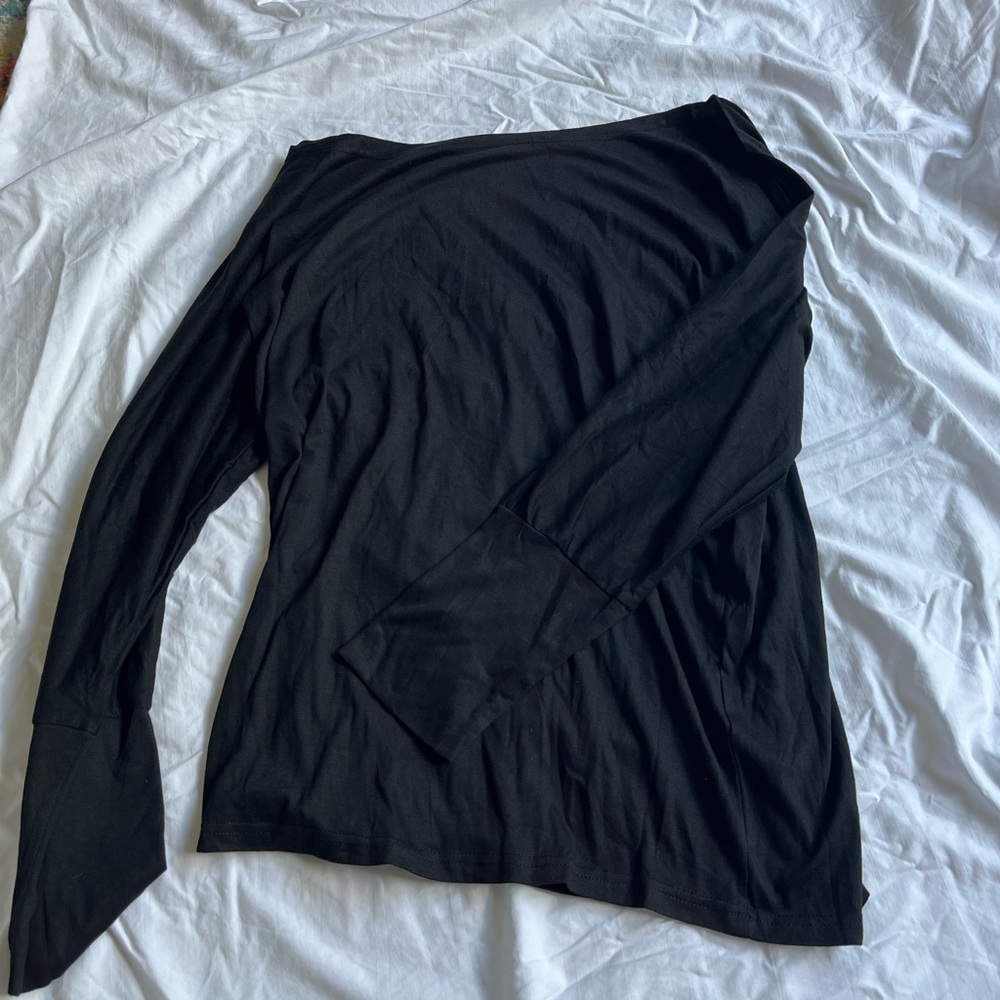 Poetsky black long sleeve T-shirt